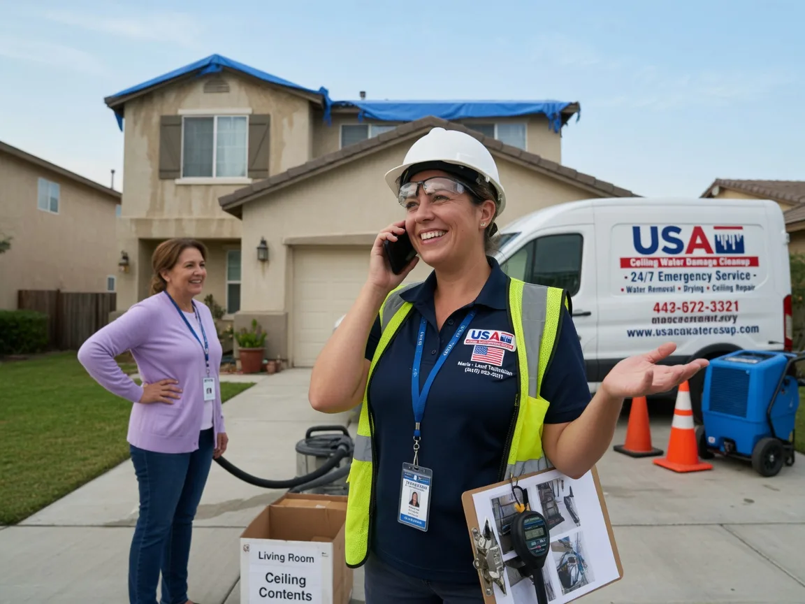 Ceiling Water Damage Restoration Ellery, IL FAQs